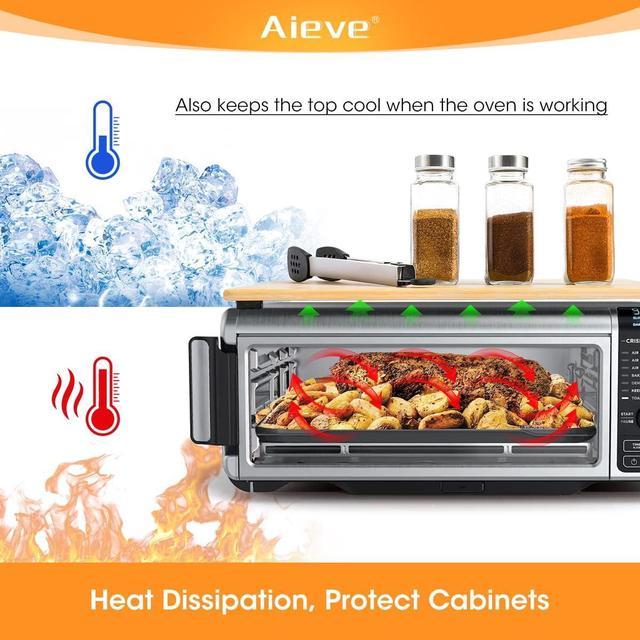 Cutting Board Compatible with Ninja Foodi SP101 SP100 SP201 SP301 SP351 Air Fryer Toaster Oven, Heat Resistant Cutting Board Compatible with Ninja