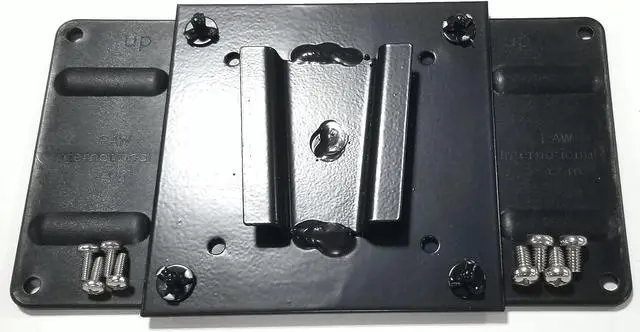 Main image of PAW International 200 x 100mm RV TV Adapter Attached to a Steel TV Bracket | to Slide into Steel Wall Mount (not Polymer Wall Mounts)