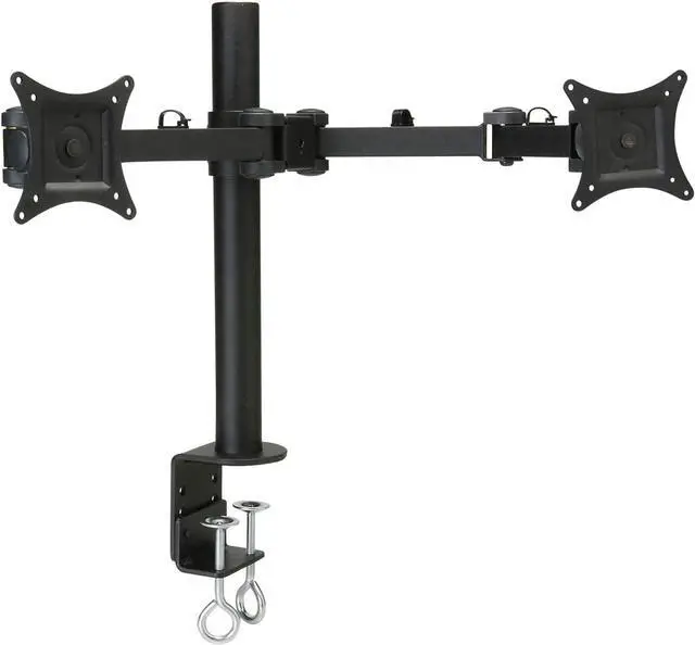 Main image of Dayton Audio Shadow Mount DESKARM-D Articulating Desktop Dual LCD Monitor Mount 13"-27"