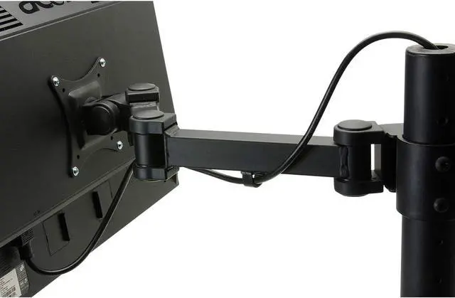 Alt view image 4 of 4 - Dayton Audio Shadow Mount DESKARM-D Articulating Desktop Dual LCD Monitor Mount 13"-27"