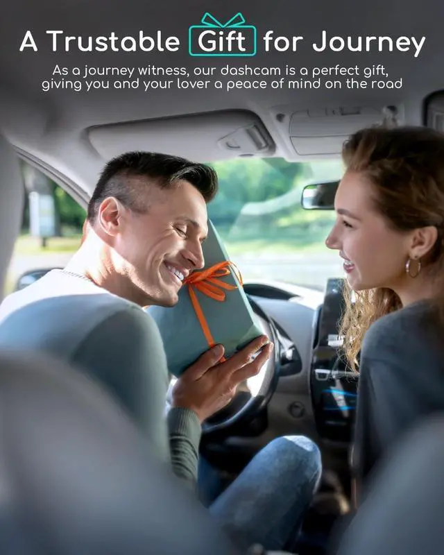 Alt view image 2 of 7 - COOAU Dual Dash Cam 2.5K+1080P, Dash Cam Front and Inside, Built-in GPS and WI-FI, Dash Camera for Cars, Perfect for Uber and Taxi Drivers, Night Vision, Accident Record, 24Hr Parking Mode