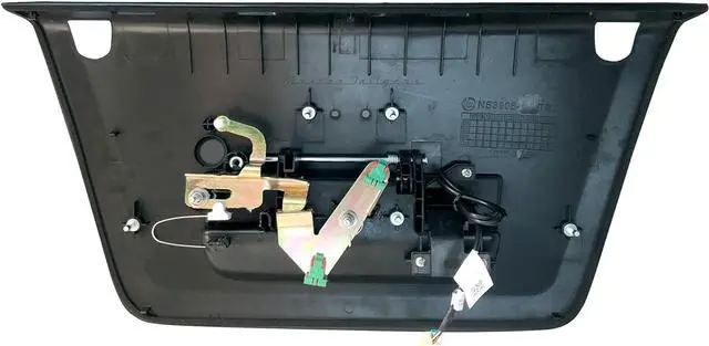 Alt view image 2 of 7 - Master Tailgaters Black Tailgate Handle with Backup Camera Replacement for Nissan Frontier (2013-2016) | IP68 Waterproof | Parking Grid Lines Available | Easy to Install