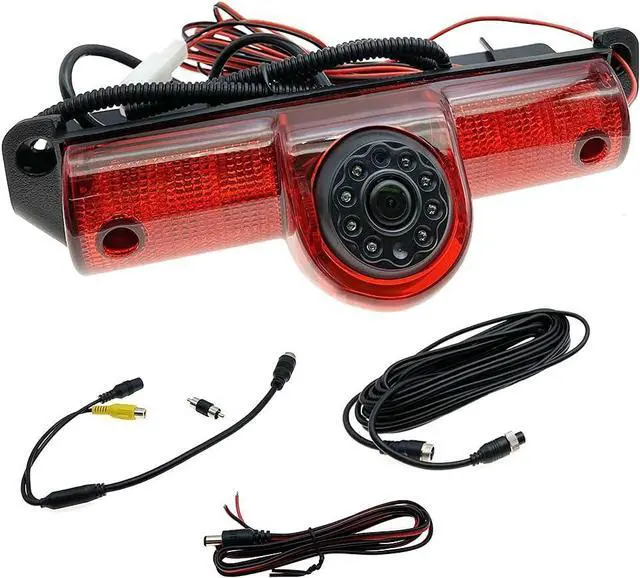 Main image of Brake Light Rear View Reverse Backup Camera Compatible with 2003-2019 Chevy Express GMC Savana Van 1500 2500 3500