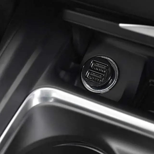 Alt view image 6 of 6 - Cable Matters 2-Pack 4.8A 24W Flush Mount Dual USB Car Charger, Compact Mini Car USB Charger for Smartphones and Tablets