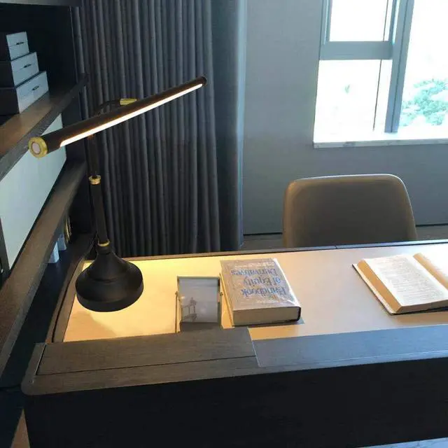 Alt view image 3 of 7 - HomeFocus Piano Light,Piano Lamp,Music Lamp,Eye-Care Reading Light,Desk Lamp,Black