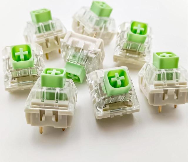 Alt view image 4 of 5 - Kailh Box Jade Switches for Mechanical Gaming Keyboard,3-Pin 50gf Clicky/lubed/Dust&Waterproof Switches(108Pcs,Kailh Box Jade)