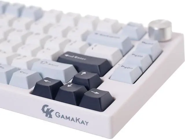 Alt view image 6 of 7 - GK GAMAKAY TK75 HE Rapid Trigger Mechanical Keyboard Hall Effect Hot-swap Magnetic Switch, Snap Tap, 81 Keys PBT Keycap Bluetooth/2.4GHz/Wired 75% RGB Esports Gaming Keyboard (Magnetic Phoenix Switch)