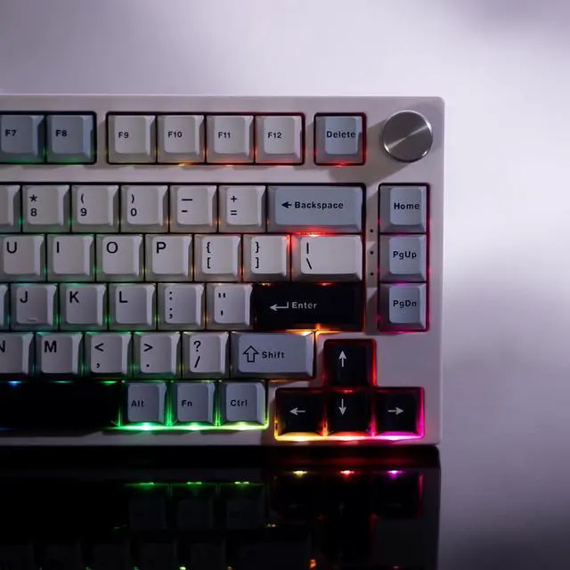 Alt view image 7 of 7 - GK GAMAKAY TK75 HE Rapid Trigger Mechanical Keyboard Hall Effect Hot-swap Magnetic Switch, Snap Tap, 81 Keys PBT Keycap Bluetooth/2.4GHz/Wired 75% RGB Esports Gaming Keyboard (Magnetic Phoenix Switch)