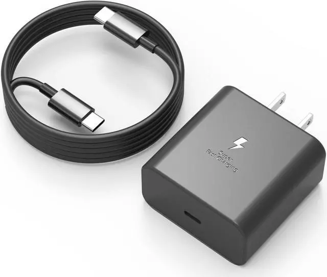 Main image of 45W USB C Charger - Super Fast Type C Charging Fit Samsung Galaxy S25 S24 S23 Ultra,S25 S25+ S24 S24+ S23 S23+ S22 Ultra S22+ and More Series,PPS Wall Android Phone Charger & 6ft C Cable Cord1 Pack