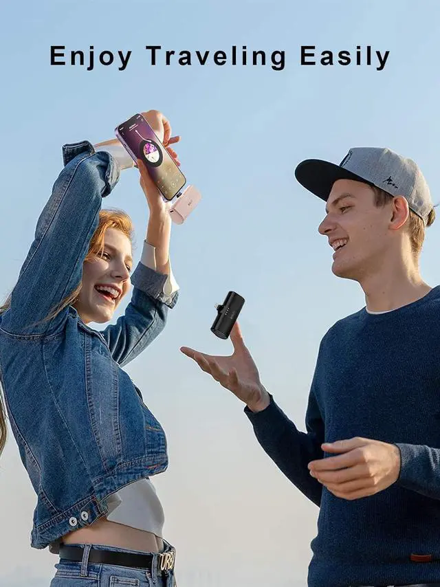 Alt view image 7 of 7 - 5000mAh 2 Packs Portable Phone Charger iPhone with Built-in Cable, MFi Certified Portable Power Bank External Battery Pack Charger Compatible with iPhone 14/13/12/11/XR/8 Plus Pro Max Series