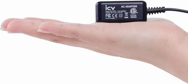 Alt view image 5 of 7 - icv Micro USB Wall Charger 5V 2A Power Adapter with US Plug and Fixed Micro Cable for Samsung Galaxy S6 S5 S4 S3 S2 Si9003,S5820 N7100 Note3 Note4 Black