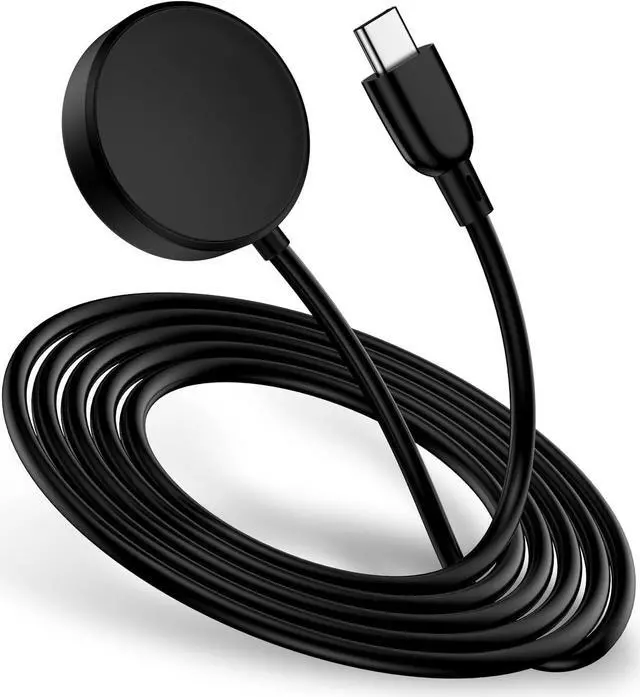 Main image of USB C Samsung Watch Charger Fast Charging for Samsung Galaxy Watch 7/6 Classic/6/5 Pro/5/4/4 Classic/3/Active 2/Active 1, Magnetic Wireless Galaxy Charger Pad with 3FT Type C Cable Cord
