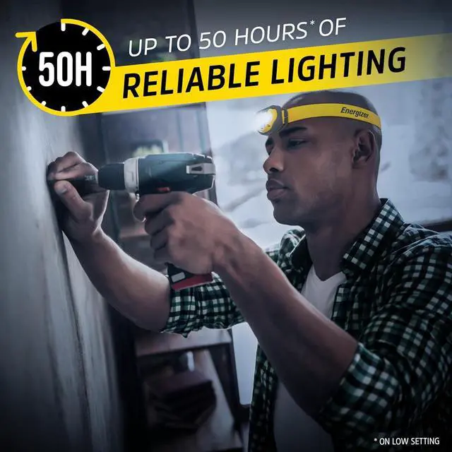 Alt view image 5 of 6 - LED Headlamp Pro360 Extra Headband Included IPX4 Water Resistant Headlamps High-Performance Head Light for Outdoors Camping Running Storm Batteries Included