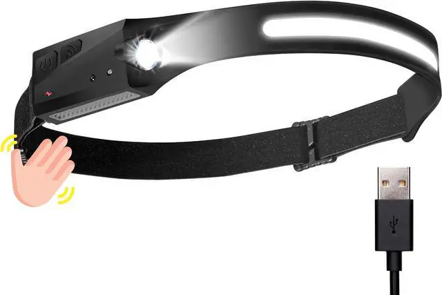 Main image of Ontel Handy Brite Rechargeable Headlamp - 260-Lumen Ultra-Bright Headlamp with 5 Light Modes, USB-Rechargeable Head Lamp for Outdoor Activities & Emergencies, 8-Hour Battery Life