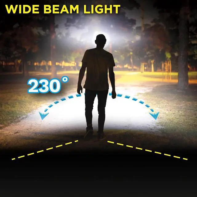Alt view image 3 of 7 - Ontel Handy Brite Rechargeable Headlamp - 260-Lumen Ultra-Bright Headlamp with 5 Light Modes, USB-Rechargeable Head Lamp for Outdoor Activities & Emergencies, 8-Hour Battery Life