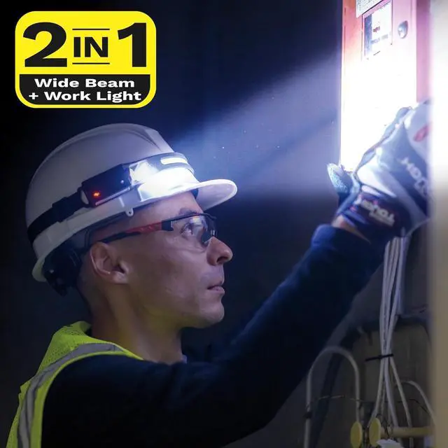 Alt view image 5 of 7 - Ontel Handy Brite Rechargeable Headlamp - 260-Lumen Ultra-Bright Headlamp with 5 Light Modes, USB-Rechargeable Head Lamp for Outdoor Activities & Emergencies, 8-Hour Battery Life