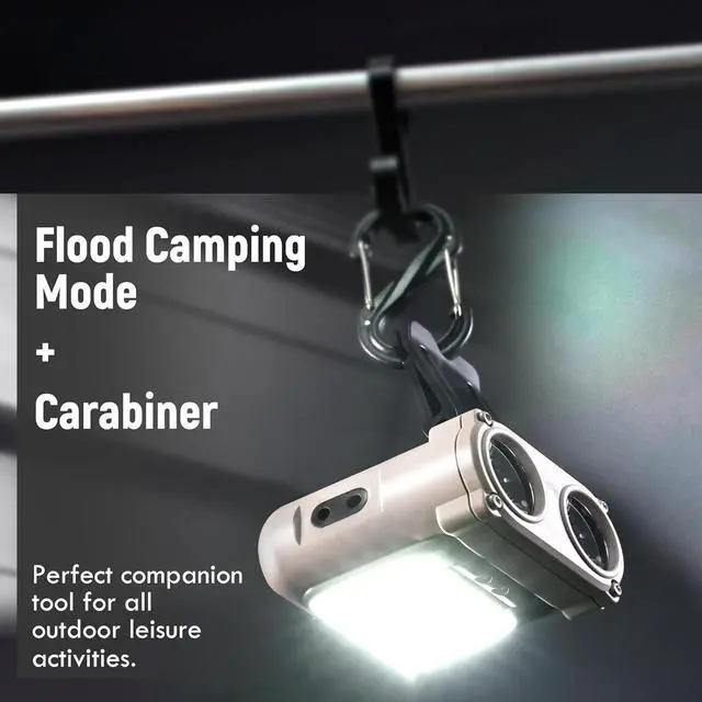 Alt view image 6 of 7 - LED Hard Hat Light 800Lumens Rechargeable Dimmable Clip on Cap Lights 180°Adjustable Hands Free Hat Flashlight Headlamp Waterproof for Running Camping Hunting Cycling Emergency
