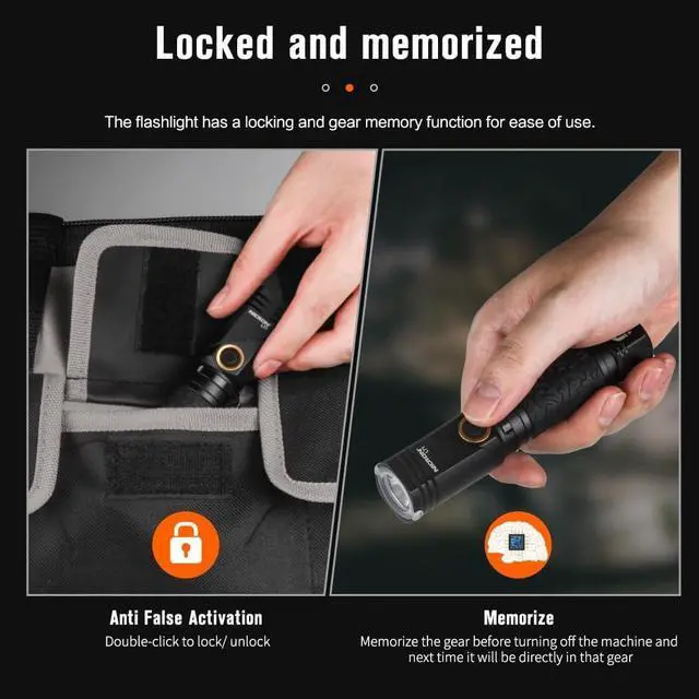 Alt view image 5 of 7 - L71 Tactical Flashlights High Lumens Type-C Rechargeable Magnetic Flashlight 90 Degree Working Light, IP65 Waterproof 1800 Lumens LED 8 Modes Flashlights for Outdoor Camping Emergency