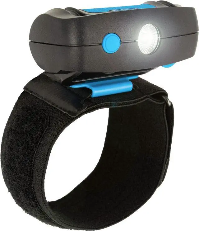 Main image of noxgear Wrist Light 500 Lumen Lightweight Hands-Free Flashlight - 100° Wide Flood Beam - USB-C Rechargeable - IP-64 Waterproof - 2 Brightness Modes - for Dog Walkers, Runners, Avid Night Enthusiasts