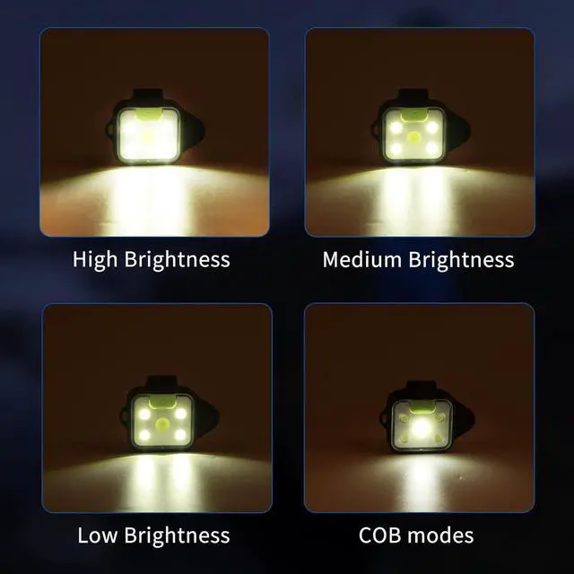 Alt view image 2 of 7 - EGUKU Running Light, 2Pack Clip On Running Lights for Runners at Night 4 Light Modes USB Rechargeable LED Lights Wearable Small Lightweight Jogging Lights for Outdoor Running Jogger Patent Pending