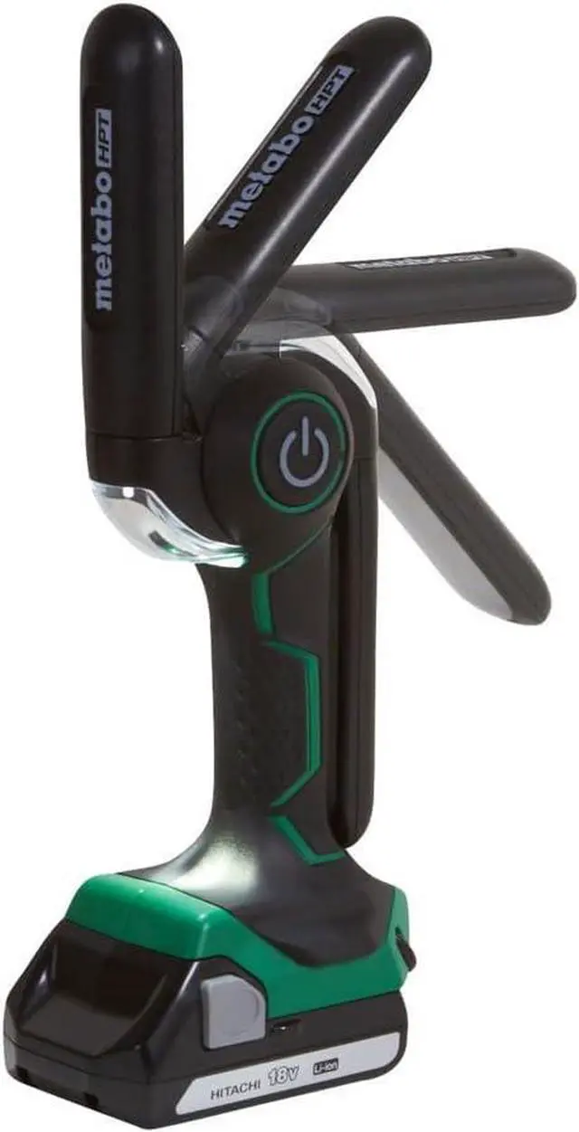 Alt view image 2 of 6 - Metabo HPT 18V MultiVolt Cordless LED Torch/Flash Light | Tool Only - No Battery | 7-Position Adjustable Head | UB18DJL