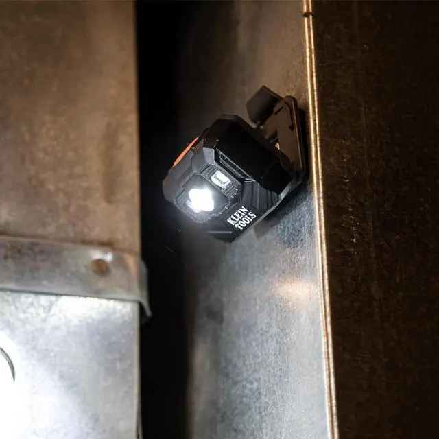 Alt view image 5 of 7 - Klein Tools 56062 Rechargeable LED Headlamp / Worklight for Klein Hardhats, 300 Lumens, All-Day Runtime, 3 Modes, for Work and Outdoors