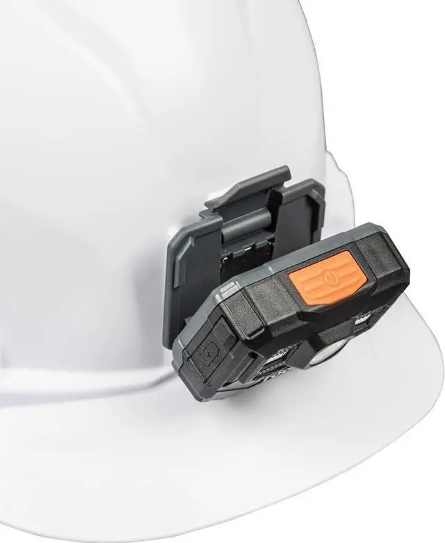 Alt view image 7 of 7 - Klein Tools 56062 Rechargeable LED Headlamp / Worklight for Klein Hardhats, 300 Lumens, All-Day Runtime, 3 Modes, for Work and Outdoors
