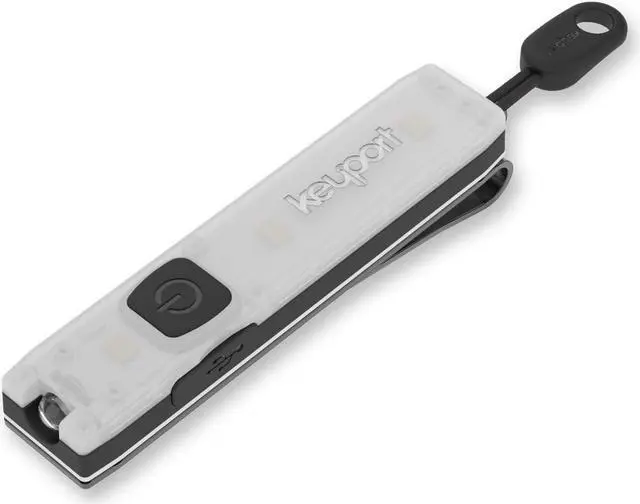 Main image of Keyport Pocket Flare 2.0 Mini Flashlight - Premium Ultra-Bright Rechargeable EDC Keychain Flashlight with Pocket Clip - Compact Slim Flat LED Light for Everyday Carry - Ideal Purse Light - Modular