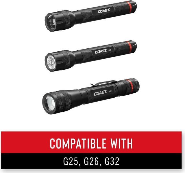 Alt view image 2 of 5 - Coast ZX555 ZITHION-X Li-Ion Rechargeable Battery for The G24, G25, G26, G32, and G34 LED Flashlights, Black