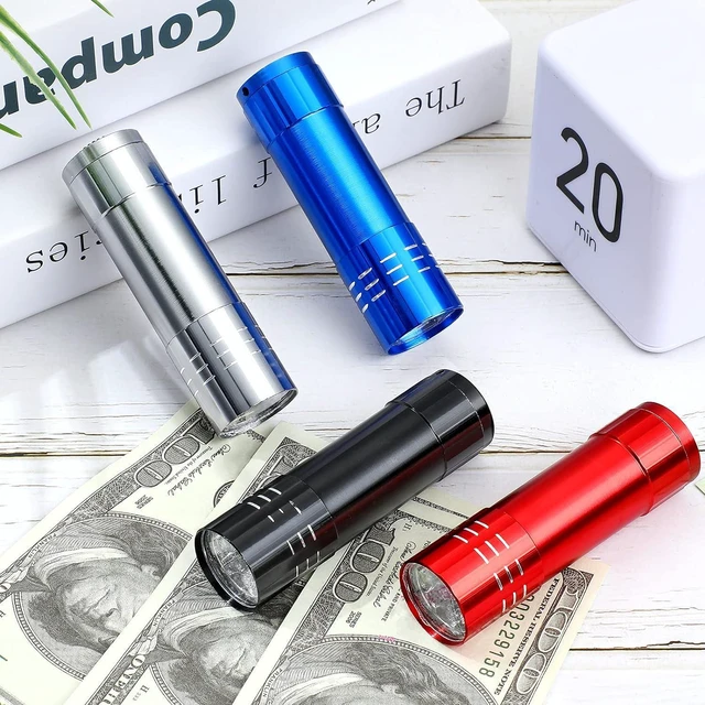 Alt view image 7 of 7 - 40-Pack Mini UV Handheld Blacklight Flashlights with Lanyard Assorted Colors, Detector for Pet Urine, Dry Stains & Scorpion Hunting
