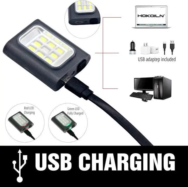 Alt view image 4 of 6 - Outdoor Night Running Lights, 2Pack LED Running Lights for Runners with Rechargeable Battery for Camping, Hiking, Running, Jogging, Outdoor Adventure