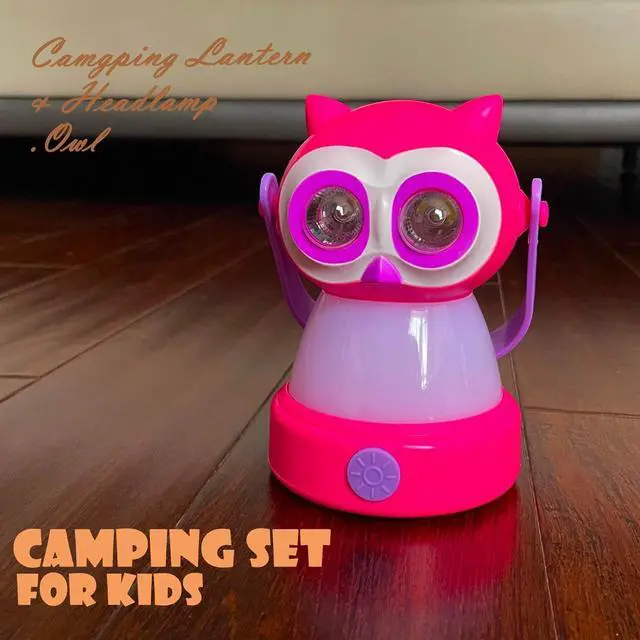Alt view image 4 of 7 - Outdoor Equipment LED Camping Lantern & Headlamp set for Kids, FANT.LUX Battery Powered Night Light for Emergency, Hurricane, Lightweight Tent Lamp