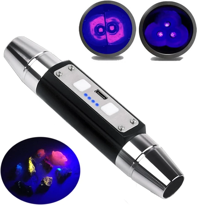 Main image of Shortwave & Longwave 254nm UVC 365nm 395nm UVA LED Flashlight