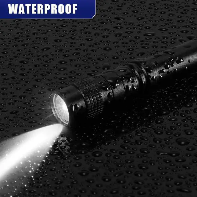 Alt view image 7 of 7 - Zhehao 30 Pcs Mini Led Flashlight Bright Aluminum Penlight Flashlights with Clip Small Water Resistant Pocket Flash Light for Night Reading Emergency Hurricane(White Light, 3.5 inch, 5.2 inch)