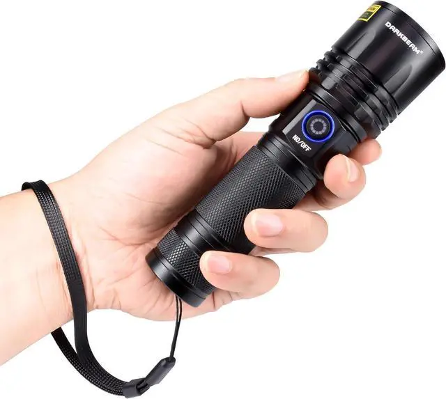 Alt view image 6 of 7 - DARKBEAM UV Flashlight Black Light 365nm, Blacklight Woods lamp Rechargeable, LED 20W Powerful Ultraviolet Lights for Pet Urine Detection, Mineral, Blood Tracking, Uranium Glass, Resin Curing