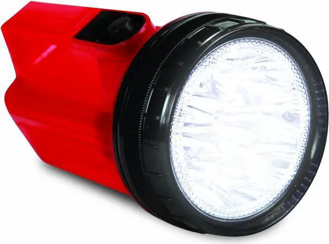 Alt view image 3 of 4 - Life Gear - LG114 LED Glow Spotlight with Storage Compartment, Red Red/Red
