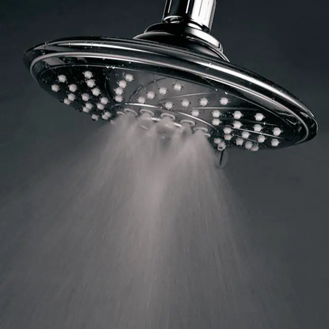 Alt view image 6 of 7 - HotelSpa Extra-Large 6-Inch Rain Shower Head for Exceptional Water Coverage! High-Pressure Angle-Adjustable Shower head features Rub-clean Jets, 6 Full Settings and Premium Chrome Finish