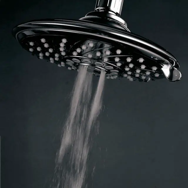 Alt view image 5 of 7 - HotelSpa Extra-Large 6-Inch Rain Shower Head for Exceptional Water Coverage! High-Pressure Angle-Adjustable Shower head features Rub-clean Jets, 6 Full Settings and Premium Chrome Finish