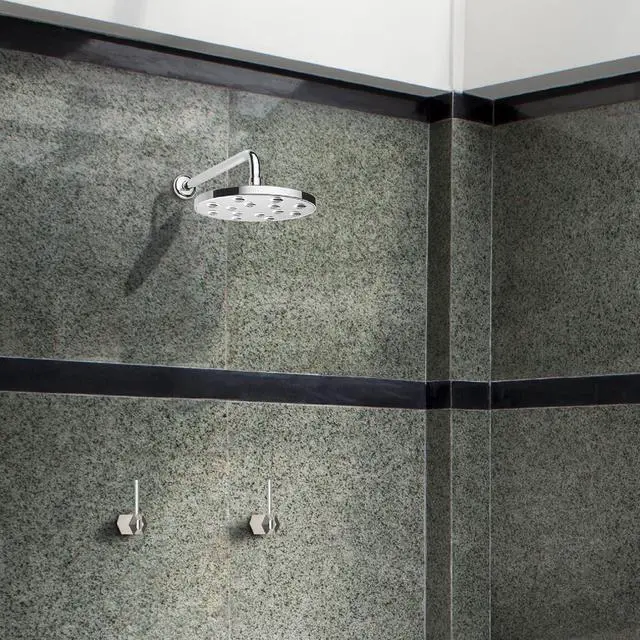 Alt view image 3 of 7 - Homewerks HS31-R125CH Rain Can Shower Head 8.9 Inches, Luxurious Air Infused Water Flow 2.5 GPM, Chrome Finish