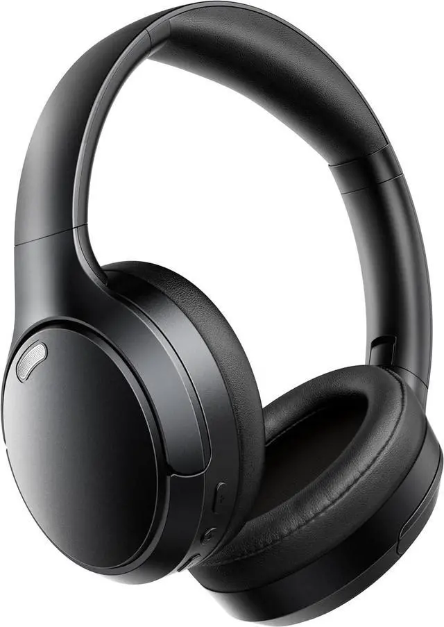 Main image of Bluetooth Headphones, Wireless Over Ear Headphones with HiFi Stereo Microphone, Foldable Lightweight On Ear 5.4 Headphones with Deep Bass for Cellphone/Travel/Office/Home(Black)