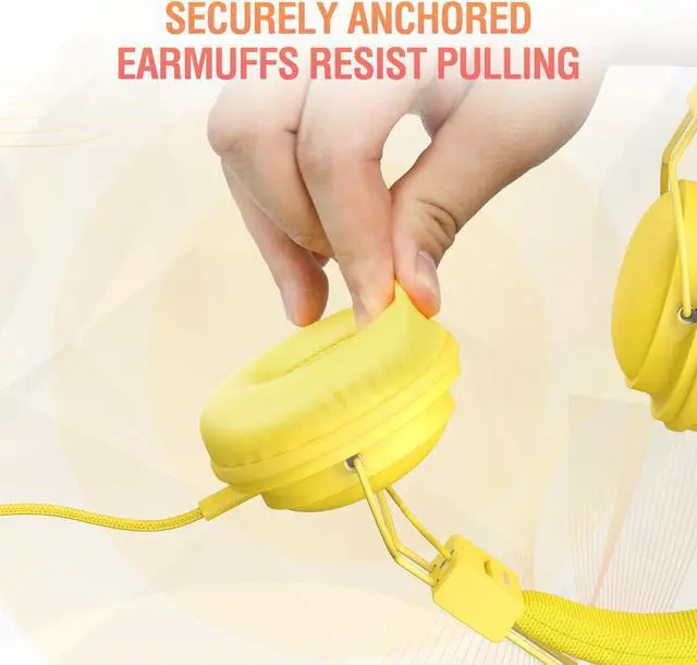 Alt view image 7 of 7 - Kids Headphones Bulk 12 Pack for School Wired, Colorful Classroom Rainbow Headsets with Microphone, 85dB Volume Limited, 3.5mm Jack, Sharing, Foldable for Chromebook & Laptop & Computer