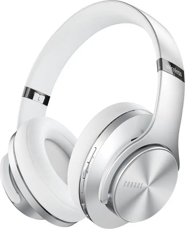Main image of DOQAUS Bluetooth Headphones Over Ear, 90H Playtime Wireless, 3 EQ Modes, HiFi Audio & Deep Bass, ENC Noise Isolating Mic, Soft Earpads for Phone/PC