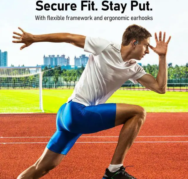 Alt view image 5 of 7 - OpenComfy CF301 Next-Gen Running Headphones, Wireless Bluetooth Open Ear Headphones for Sports Gym Workout, 4-in-1 Advantages: Ultra Comfort, Superior Sound, Secure Fit, Ambient Awareness.