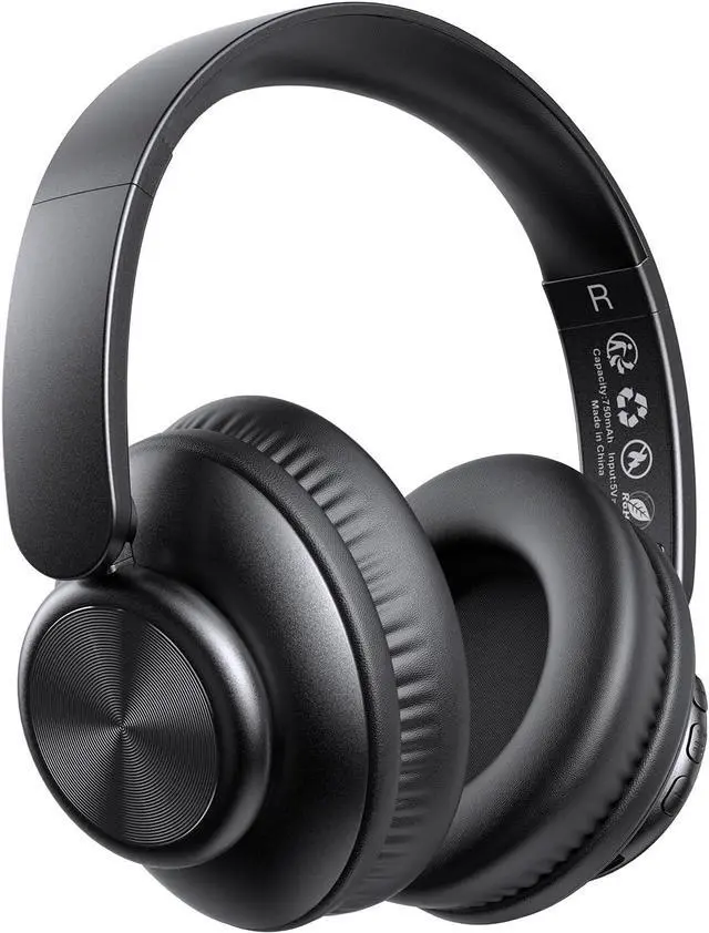 Main image of V8 Wireless Bluetooth Headphones Over Ear, 80 Hours Playtime Wireless Headphones with Deep Bass,Lightweight Foldable Earphones Built-in Mic,HiFi Stereo Sound for Travel Work Laptop PC Cellphone