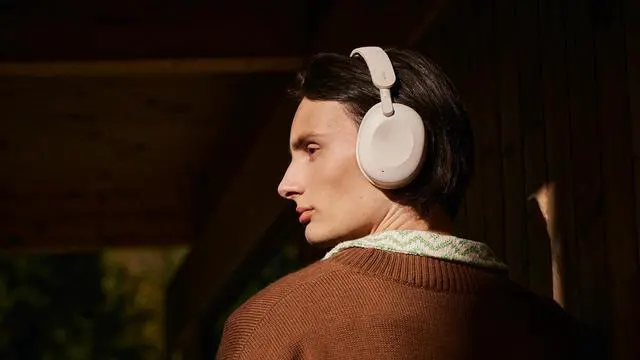 Alt view image 6 of 7 - Sudio K2 Wireless Bluetooth Over Ear Headphones, Noise Cancelling Headphones, USB-C Headphones, Wireless Headphones with Microphone, 60h Playtime, White