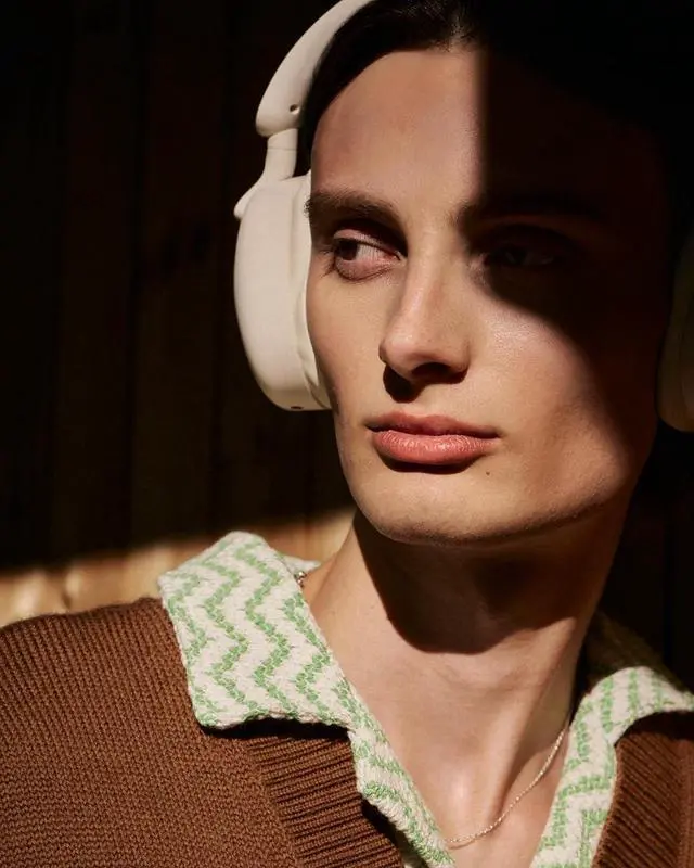 Alt view image 5 of 7 - Sudio K2 Wireless Bluetooth Over Ear Headphones, Noise Cancelling Headphones, USB-C Headphones, Wireless Headphones with Microphone, 60h Playtime, White