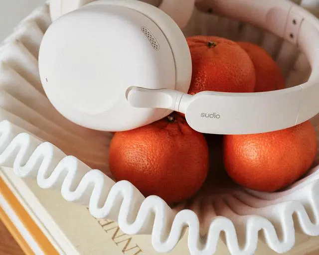 Alt view image 7 of 7 - Sudio K2 Wireless Bluetooth Over Ear Headphones, Noise Cancelling Headphones, USB-C Headphones, Wireless Headphones with Microphone, 60h Playtime, White