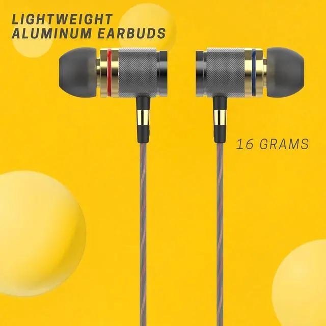Alt view image 7 of 7 - Betron YSM1000 Earphones in Ear Headphones Wired 3.5mm Jack Tangle-Free Cable Case and Noise Isolating Earbuds