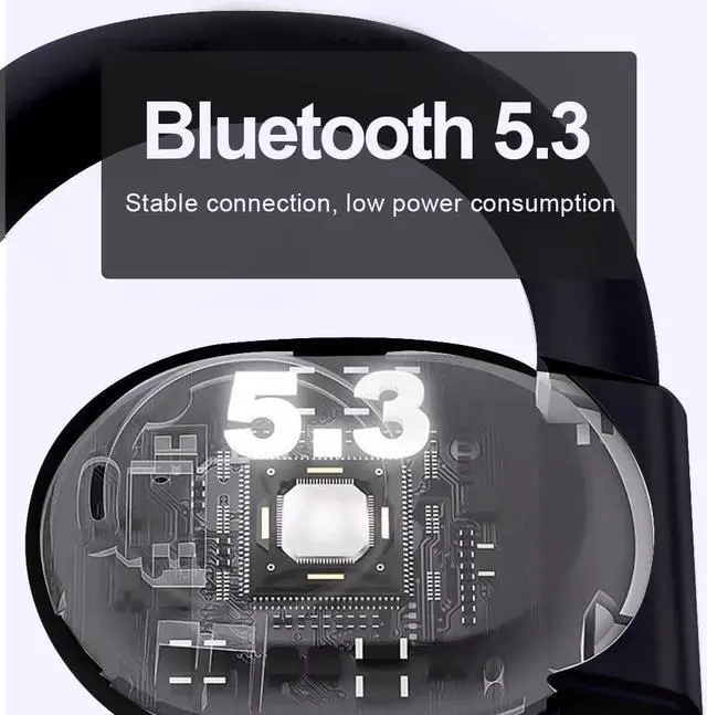 Alt view image 7 of 7 - K1 Open-Ear Bluetooth 5.3 Headphone, 14 Hours Playback, 13MM Drivers, LED Digital Display, Music & Gaming Mode Low Latency, Ergonomic Design for Safety and Comfort (Single for Left Ear)