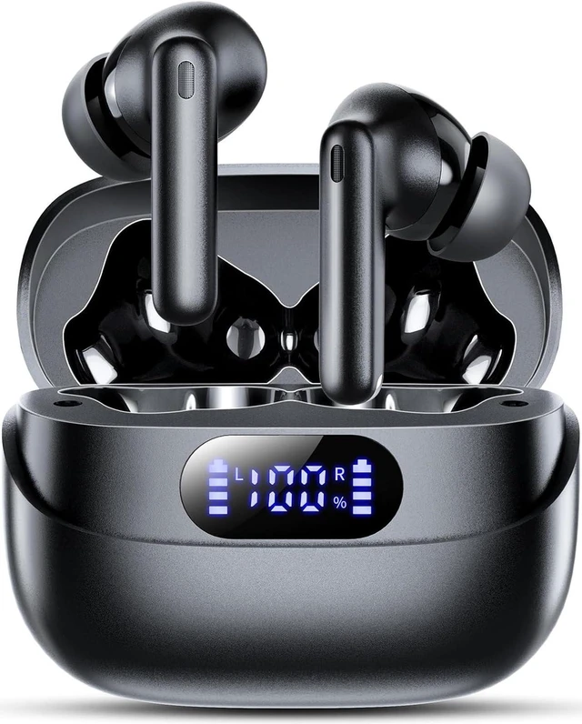 Wireless Earbuds, 42H Playtime Bluetooth 5.3 Headphones, HiFi Stereo ...